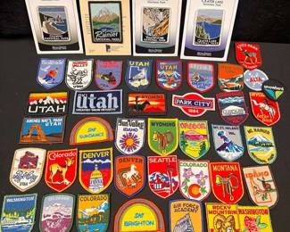 SH725Vintage Patches  Western U.S.A.