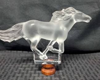 SH706VLalique Glass Horse Sculpture 