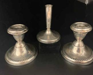 SH728VSterling Candle Holders