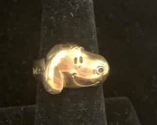 SH761V14 K Snoopy Ring