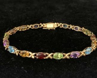 SH770V14 K Multicolored Stone Bracelet