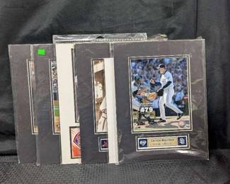 SH720Mystery Lot Of Mounted MLB Photos 