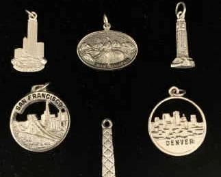 SH695Silver Travel Charms
