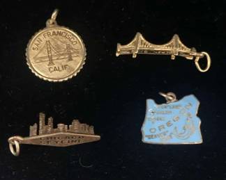 SH702VSilver Souvenir Charms