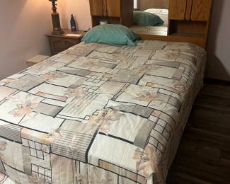 Bed and mattress end table and dresser