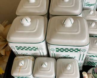 Vintage canister set