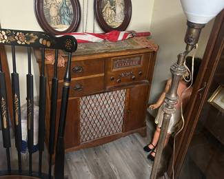 Rocket and floor lamp