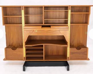 Mummenthaler & Meier “magic box” Vintage 1950’S teak desk in box