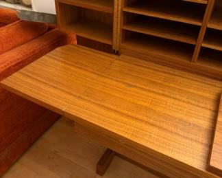 Mummenthaler & Meier “magic box” Vintage 1950’S teak desk in box
