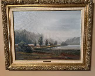Formal Living Room 
Landscape oil painting by Marjorie Walters