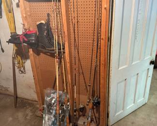 Basement
Fishing poles