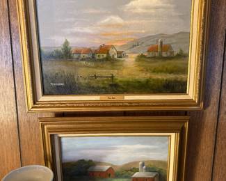 Downstairs Hallway 
Landscape oil paintings by Marjorie Walters