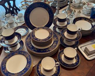 Dining Room 
Mikasa Crown Jewels Cobalt Blue set