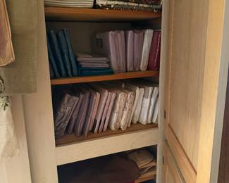 Downstairs Hallway 
New sheet sets
Fabric