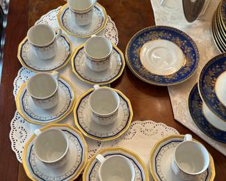 Dining Room 
Bavaria Germany set of demitasse cups & saucers