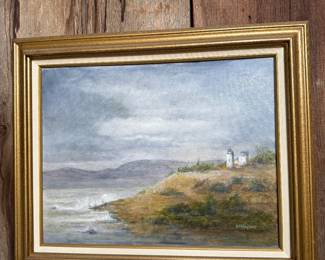 Family Room 
Lighthouse painting by Marjorie Walters 