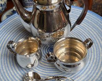 Family Room-Case Table
Sterling Silver Holger Rasmussen Denmark Tea Set-beautiful tulip design 