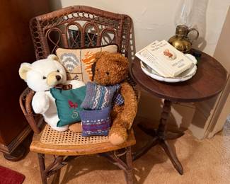 Twin Bedroom 
Child’s rocking chair
Stand