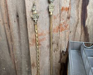 Family Room 
Brass cat forks