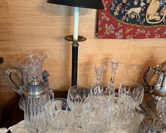 Dining Room 
Crystal stemware
