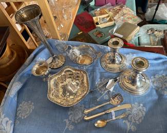 Family Room - Case Table 
Sterling Silver pieces