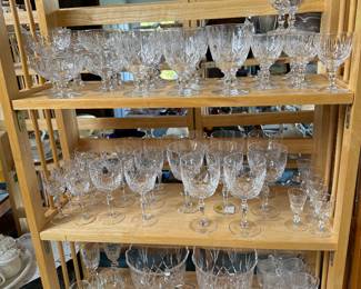 Family Room 
Crystal stemware 