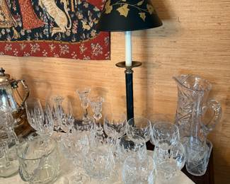 Dining Room 
Crystal stemware
