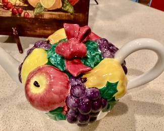 Fitz & Floyd Teapot