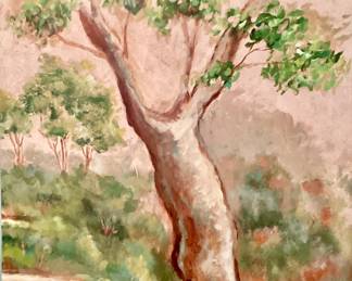 2 part of Hand Painted scene