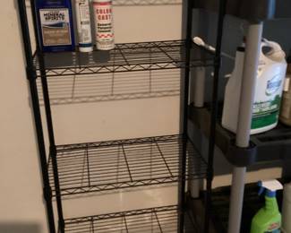 Metal shelving