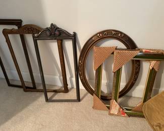 Assortment of Vintage Picture Frames