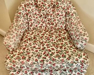 Swivel  Floral chair