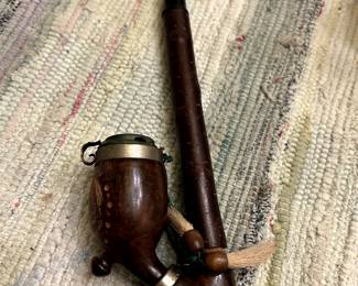 Vintage Italian Briarwood smoking pipe