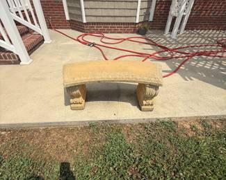Concrete bench -$75