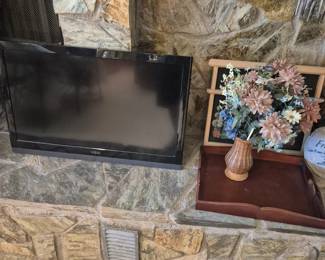 Television and wind chimes