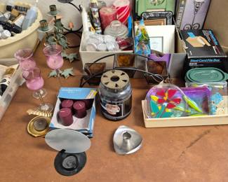 Candles and candle holders