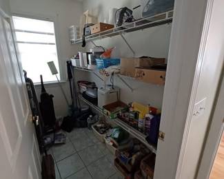 Pantry items, appliances