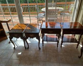 Matching end tables 