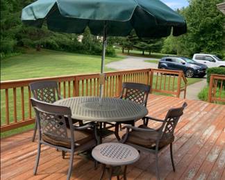 7 pc outdoor iron set