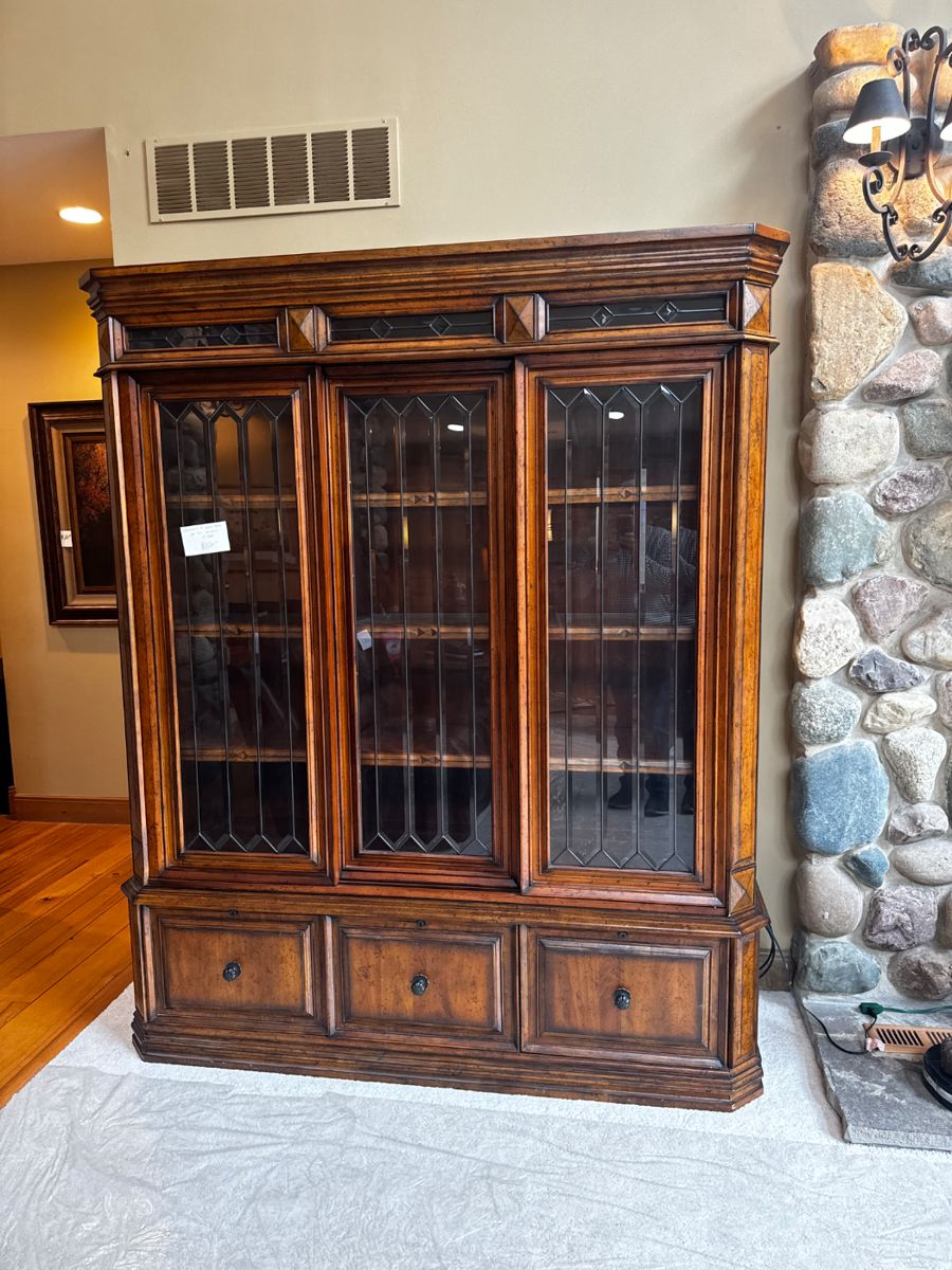 Large curio cabinet 