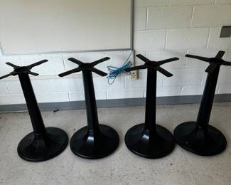 Iron table bases