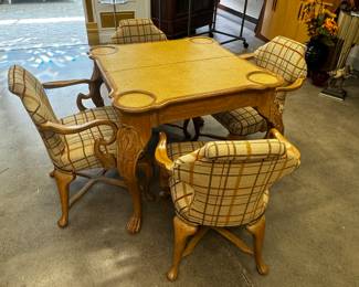 Marge Carson convertible game table