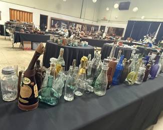Antique bottle collection
