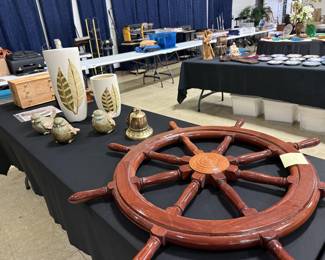 39” Wood Ship Wheel