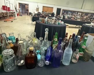 Antique bottle collection