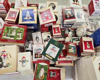Hallmark Ornanents Snowmen