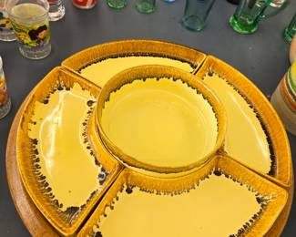 MCM Serving Piece on lazy susan