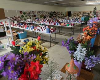 HALLMARK ORNAMENTS AS FAR AS THE EYE CAN SEE!