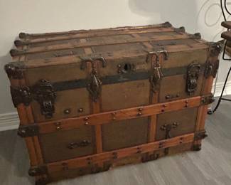 Antique Steamer trunk