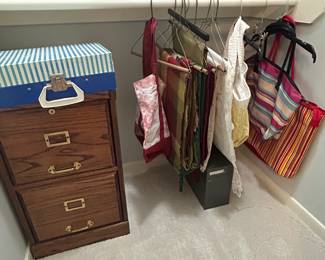 table runners (filing cabinet not available)